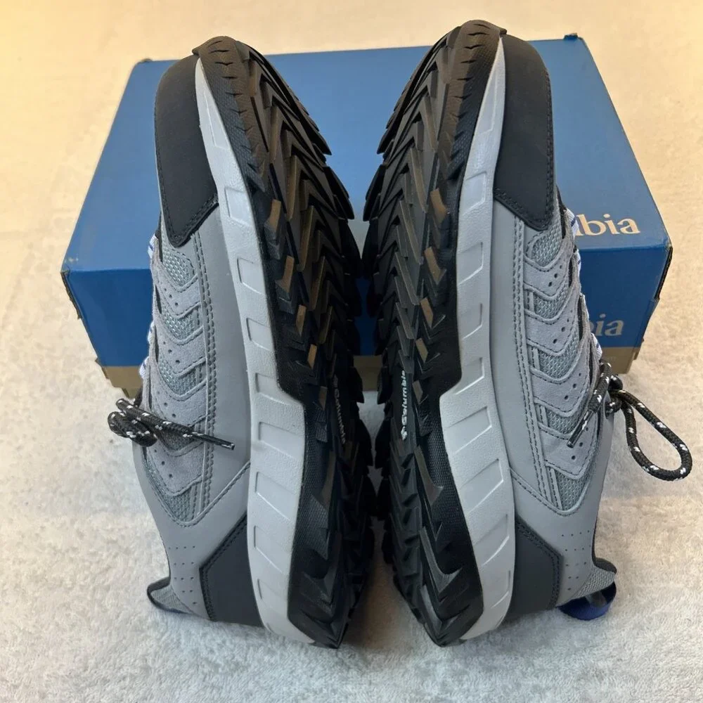 Columbia Strata Trail Low Hiking Shoe Women Size 10 Light Gray/Dark Gray New - Picture 3 of 11
